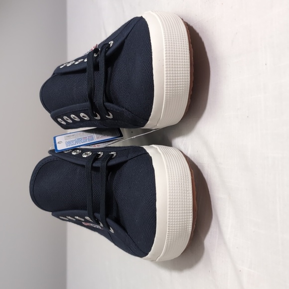 Superga sneaker shoes 2750 Cotu Classic, Navy blue, men 's Size 13, NWT - Picture 4 of 12